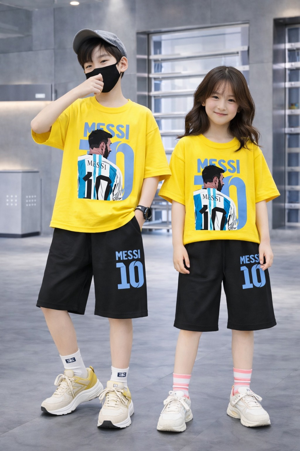 Drop Shoulder Baby TShirt and Pant Set