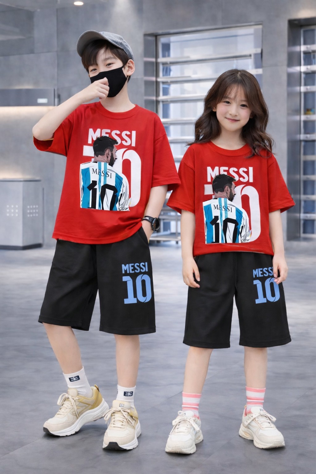 Drop Shoulder Baby TShirt and Pant Set