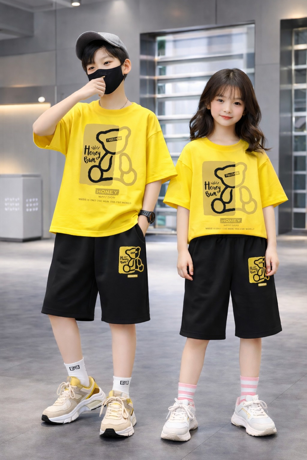 Drop Shoulder Baby TShirt and Pant Set