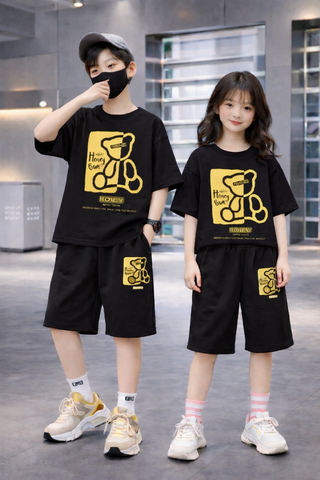 Drop Shoulder Baby TShirt and Pant Set