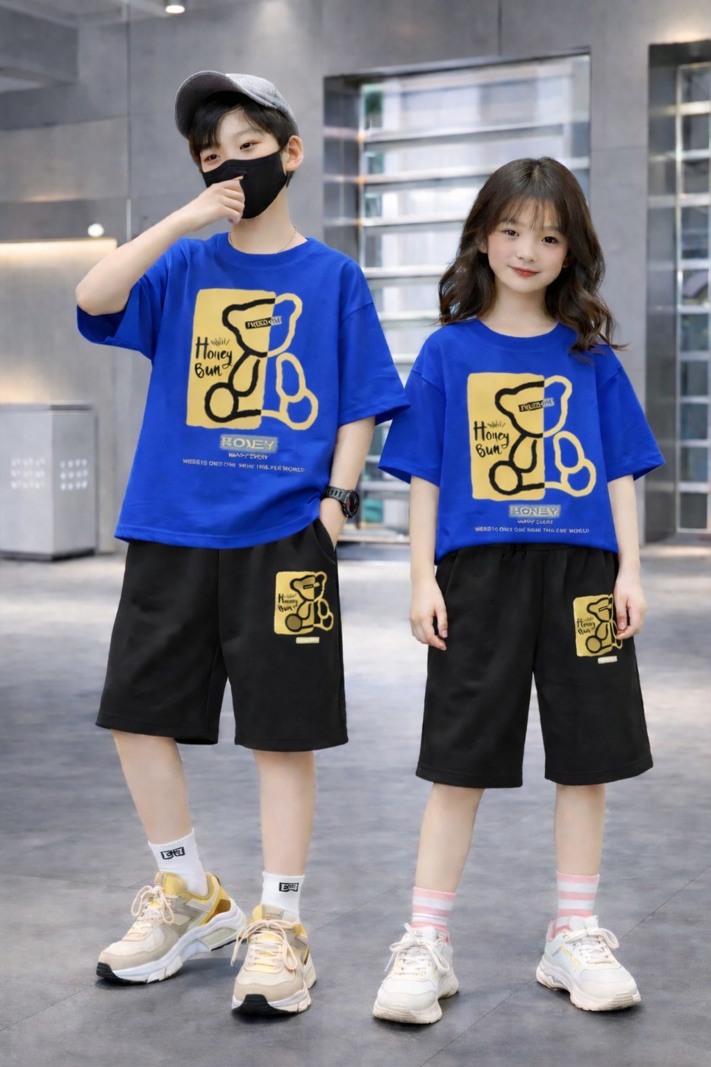 Drop Shoulder Baby TShirt and Pant Set