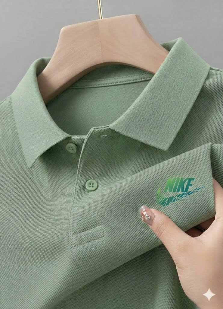 DR Fashion Signature Olive Polo – Premium Collection