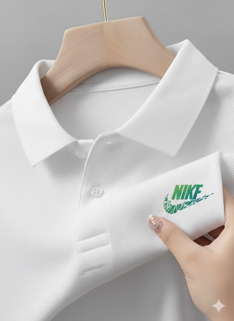 Durable Formal Solid Polo Shirt Fine Stitch Finish