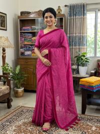 Premium Half Silk Sharee with Full Embroidery Work