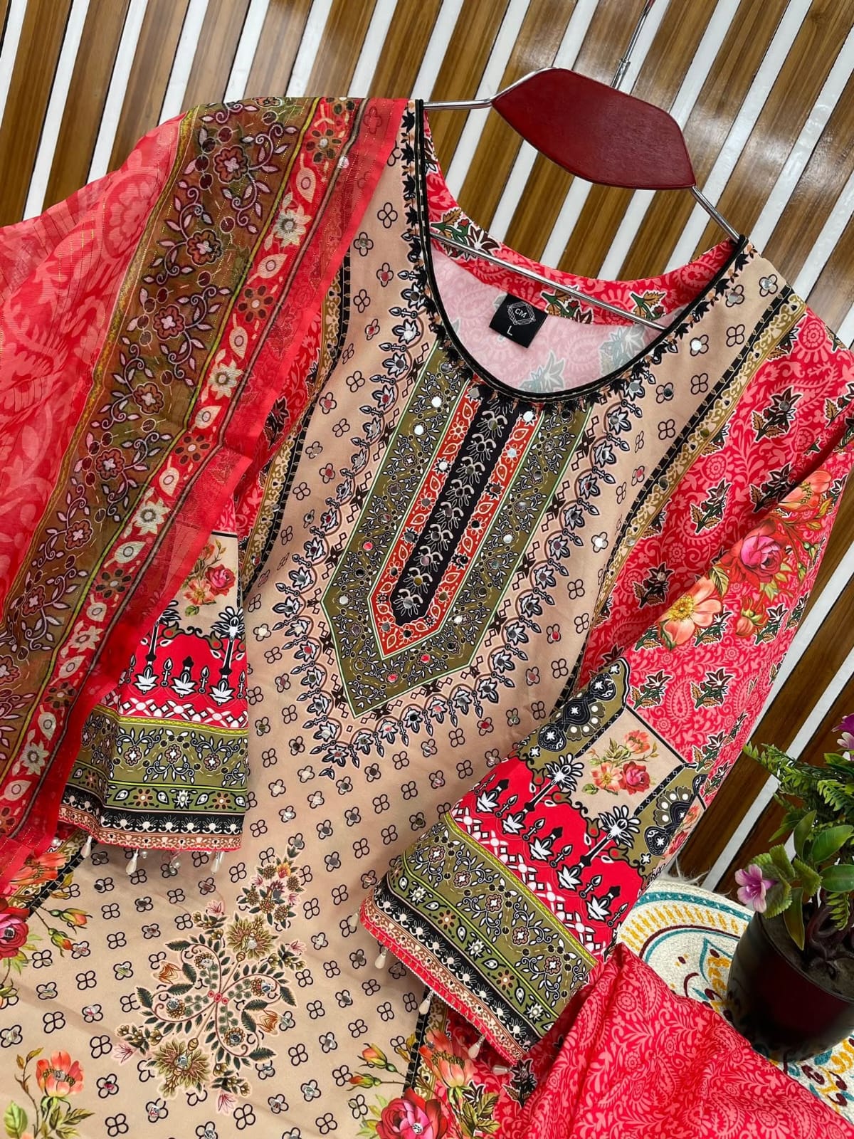 Digital Print Three Piece 23