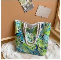 Floral canvas bag