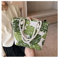 Floral canvas bag