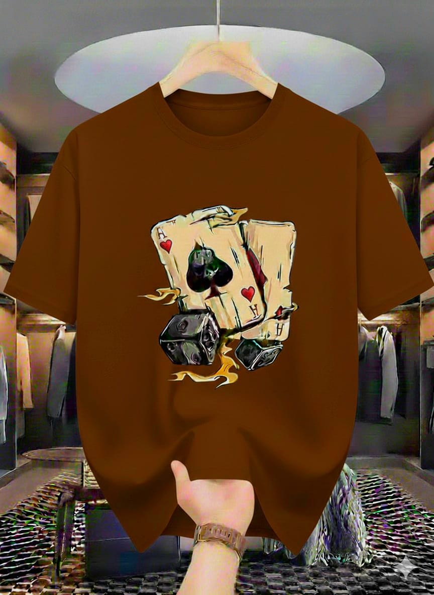 Drop Shoulder Tshirt with DTF Print