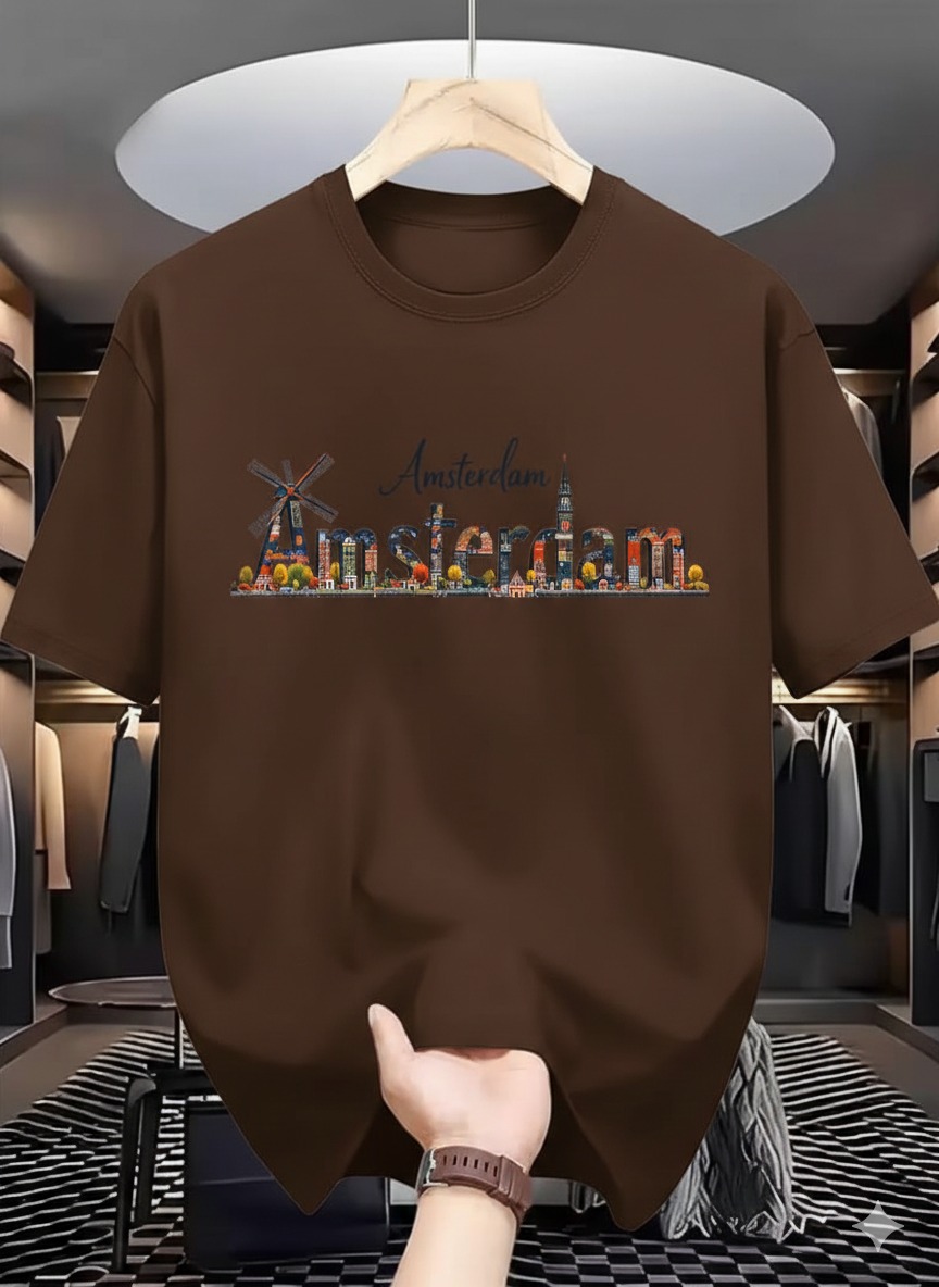 Drop Shoulder Tshirt with DTF Print