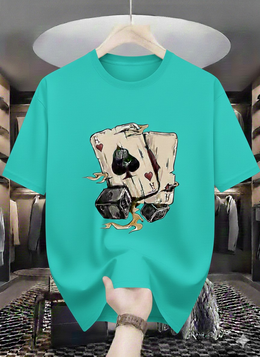 Drop Shoulder Tshirt with DTF Print