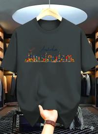 Drop Shoulder Tshirt with DTF Print