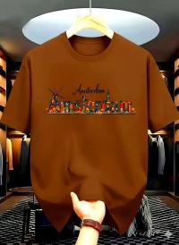 Drop Shoulder Tshirt with DTF Print