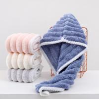 Microfiber Coral Fleece Quick Dry Hair Towel
