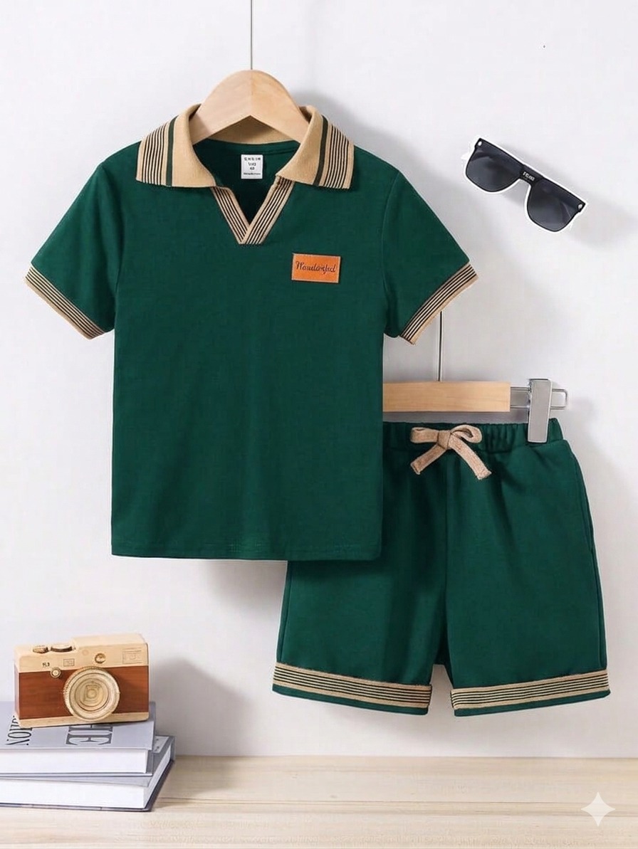 Baby Polo Shirt and Pant Set