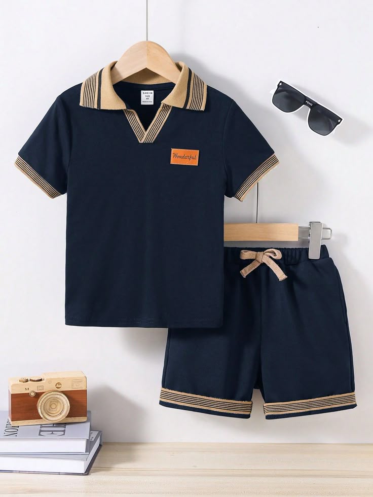 Baby Polo Shirt and Pant Set
