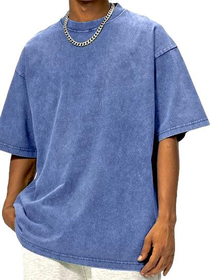 ACID WASH DROP SHOULDER T-SHIRT