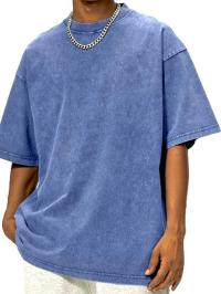 ACID WASH DROP SHOULDER T-SHIRT