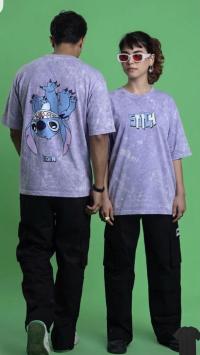 ACID WASH DROP SHOULDER T-SHIRT
