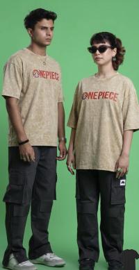 ACID WASH DROP SHOULDER T-SHIRT