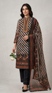 Unstitch Printed Three Piece