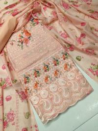 Unstitch Printed Three Piece