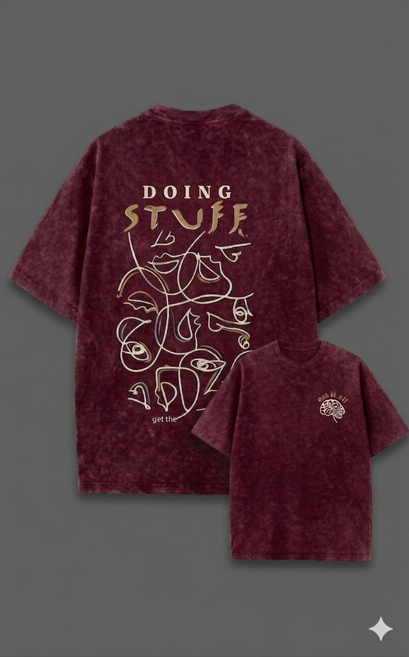 Premium Acid Wash Drop Shoulder TShirt