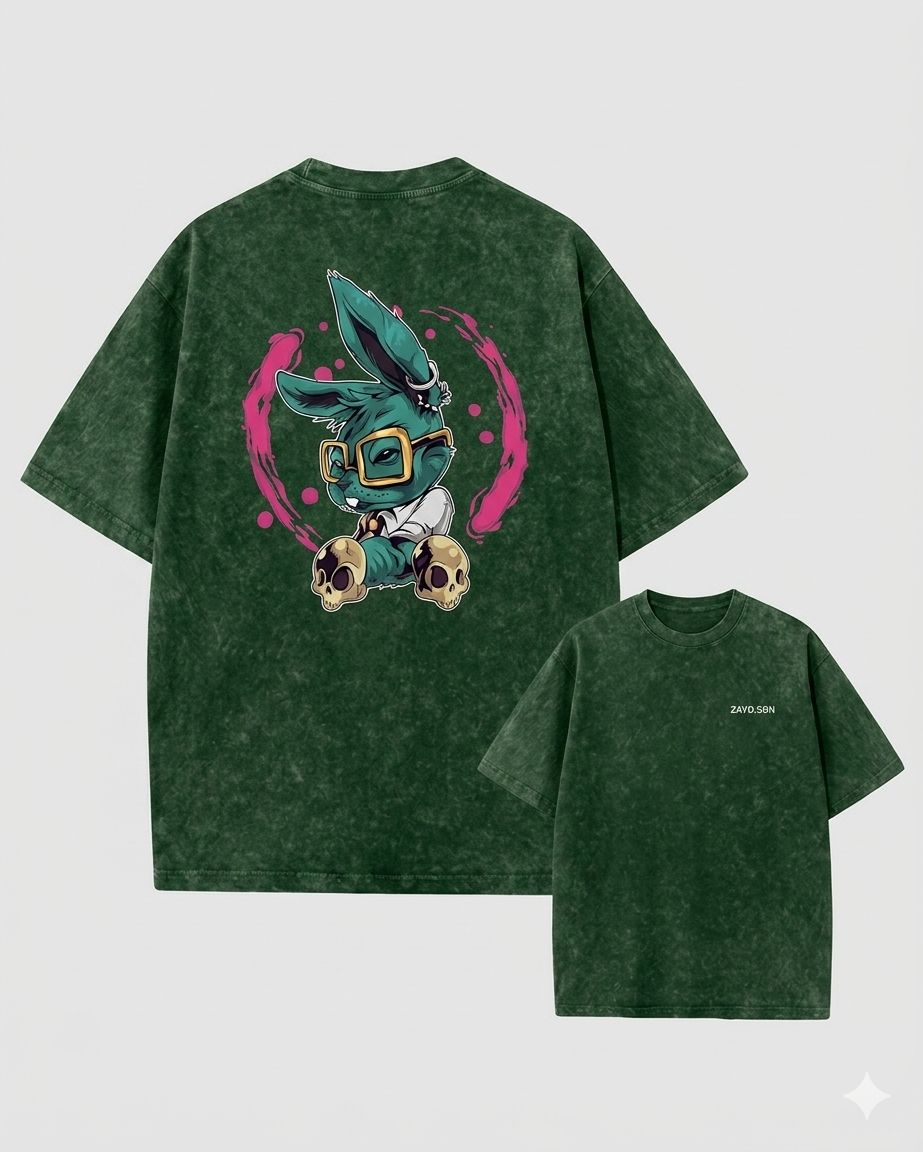 Premium Acid Wash Drop Shoulder TShirt