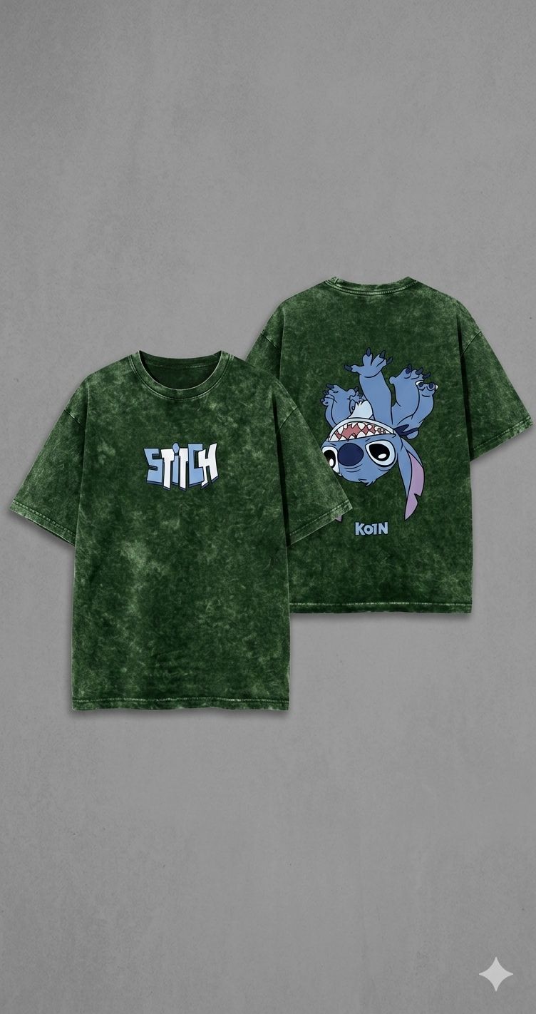 Premium Acid Wash Drop Shoulder TShirt