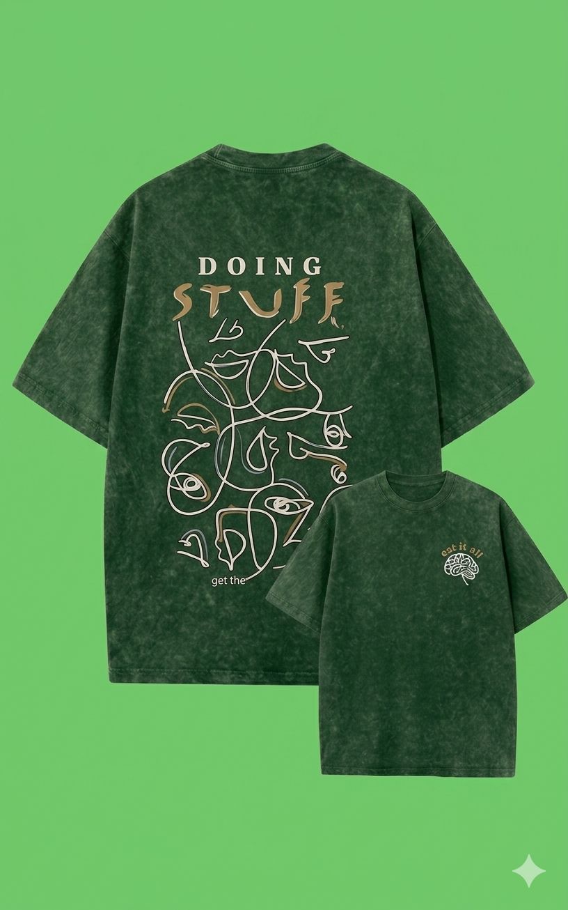 Premium Acid Wash Drop Shoulder TShirt