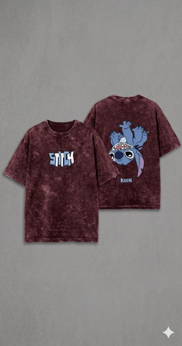 Premium Acid Wash Drop Shoulder TShirt