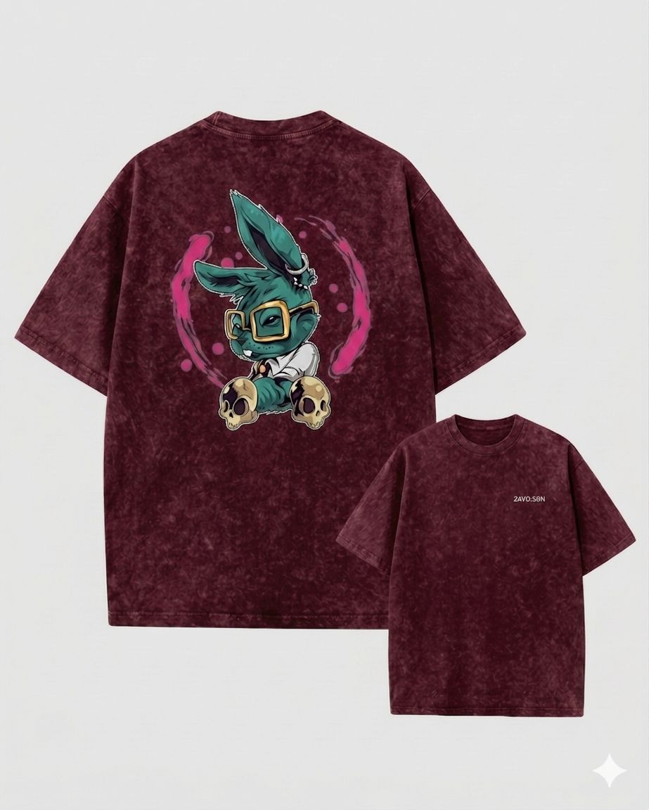 Premium Acid Wash Drop Shoulder TShirt