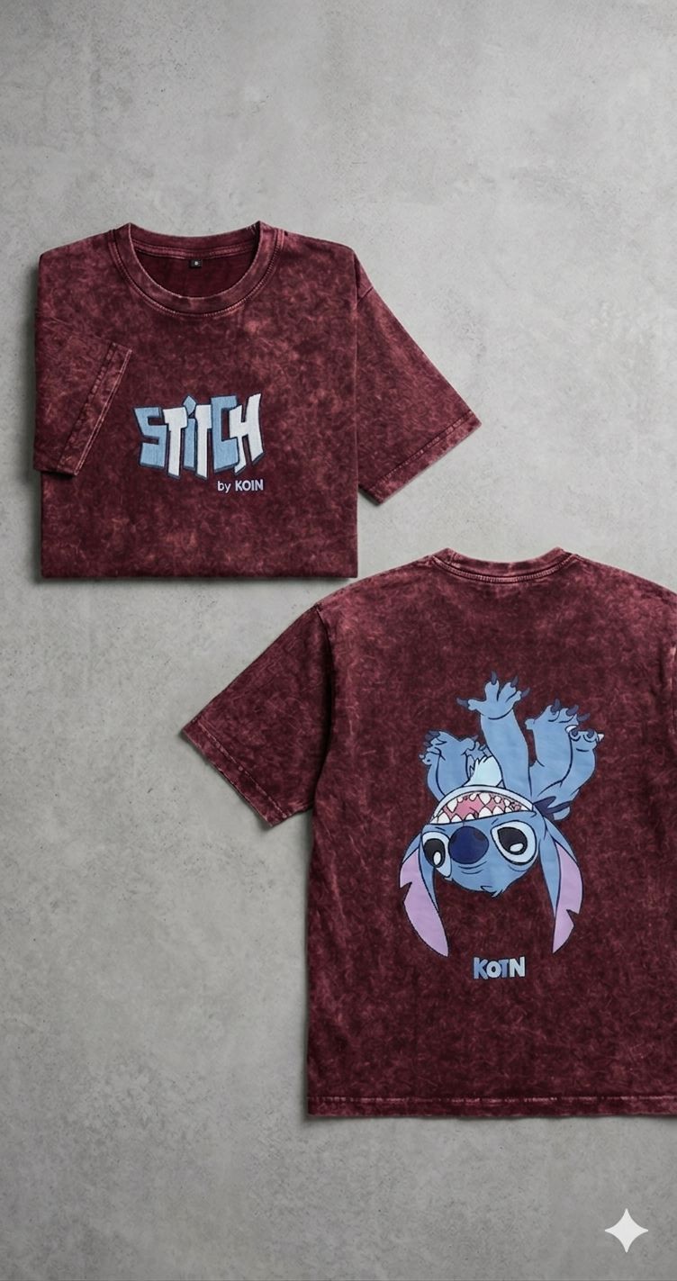 Premium Acid Wash Drop Shoulder TShirt