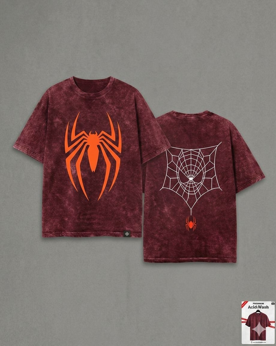 Premium Acid Wash Drop Shoulder TShirt