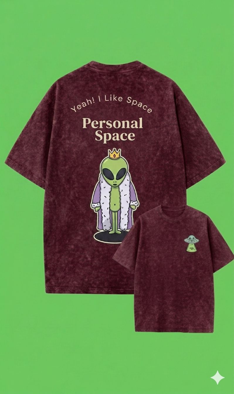 Premium Acid Wash Drop Shoulder TShirt