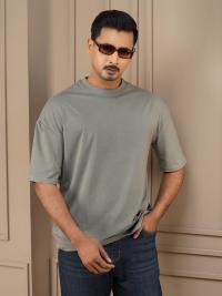 Solid Drop Shoulder T-shirt