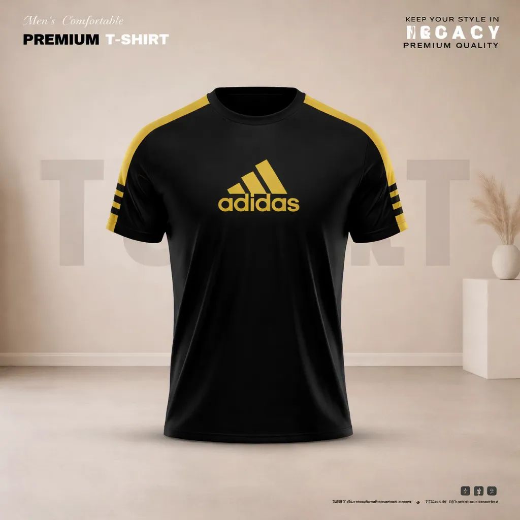 Stylish Half Sleeve Sports T-shirt