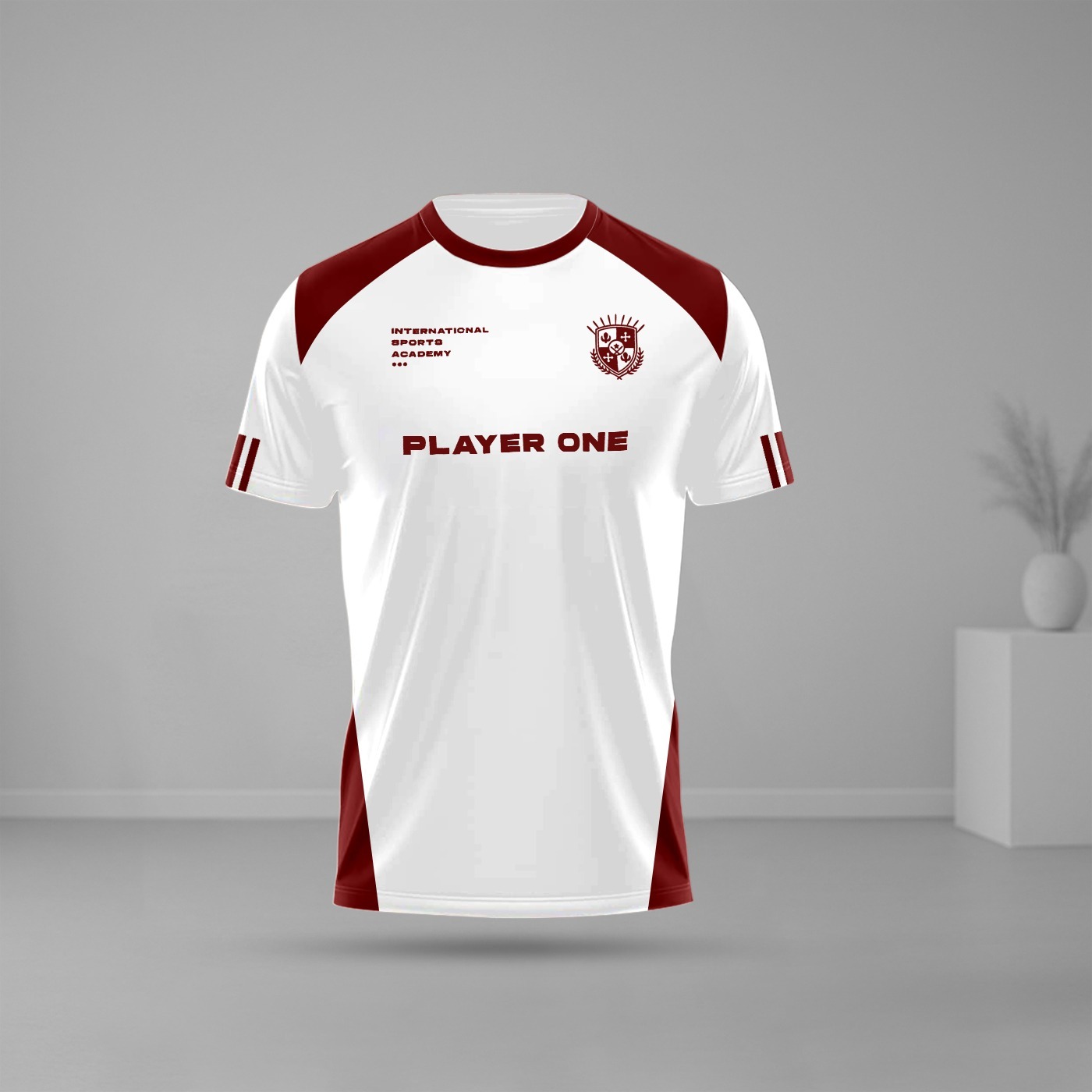 Stylish Half Sleeve Sports T-shirt