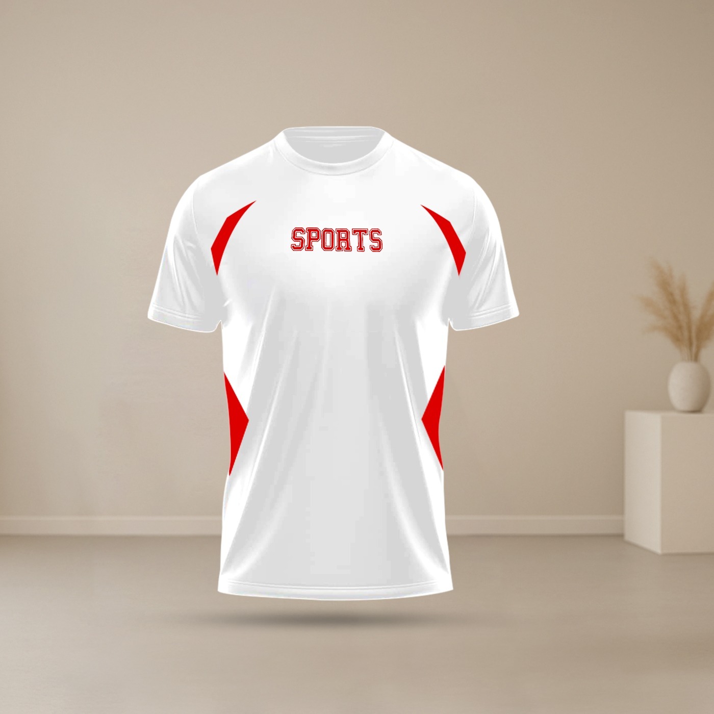 Stylish Half Sleeve Sports T-shirt