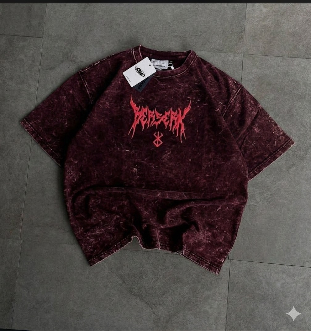 Premium Acid Wash Drop Shoulder TShirt