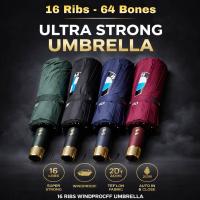 BMW 16 Ribs 96 Bones Windproof Auto Umbrella