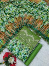 Unstitch Printed Three Piece