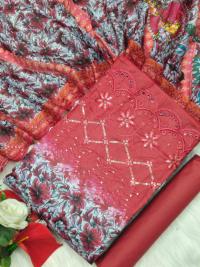 Unstitch Printed Three Piece