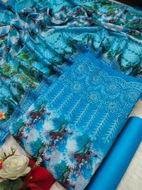 Unstitch Printed Three Piece