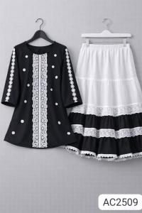 Trendy Ladies Tops and Skirt Set
