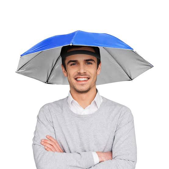 Hands-Free Umbrella Hat
