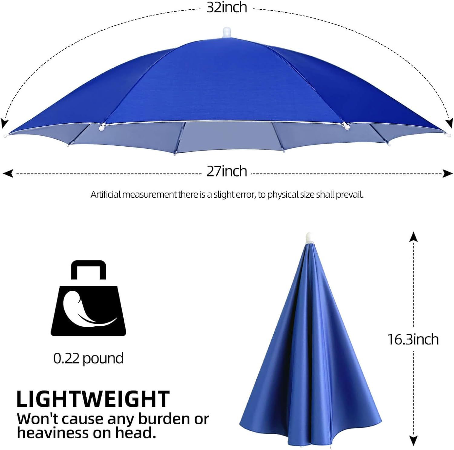 Hands-Free Umbrella Hat