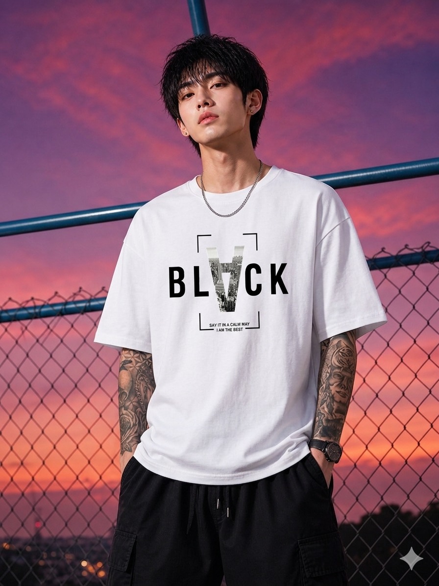 Stylish Drop Shoulder T-Shirt