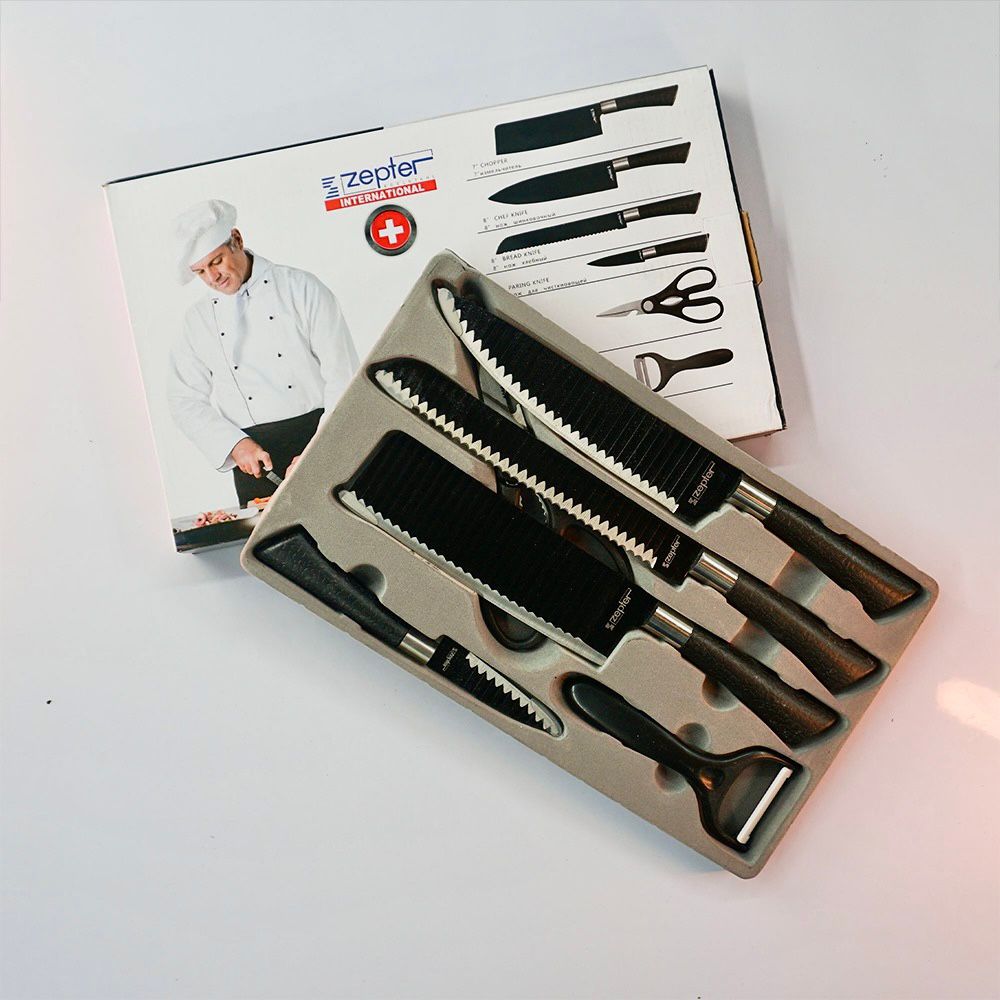 Zepter 6 Pcs Stainless Steel Kitchen Knife Set