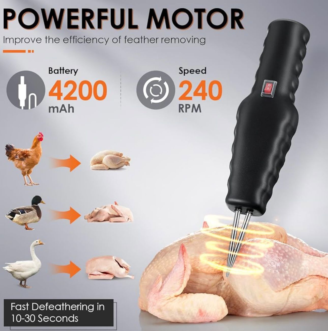 Electric Chicken Feather Remover Machine