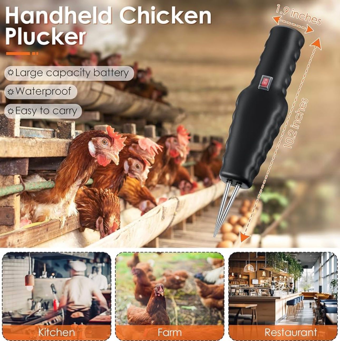 Electric Chicken Feather Remover Machine